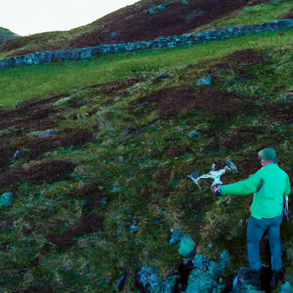 Using a drone to create a comprehensive map of your surroundings and plan a safe route out of a dangerous area