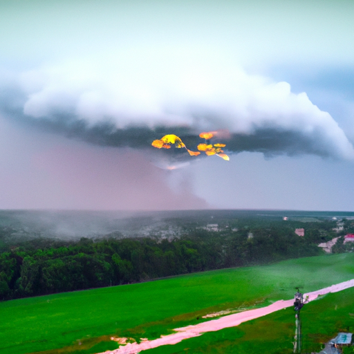 The advantages of using a drone to monitor weather patterns and natural disasters